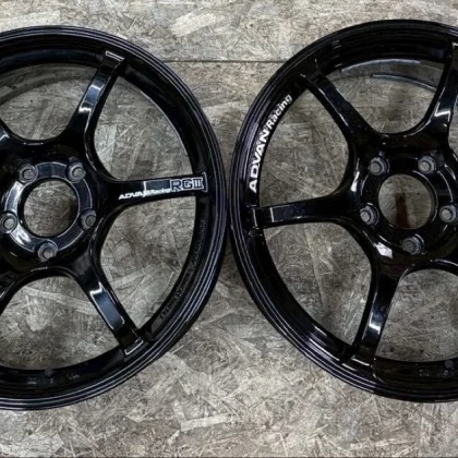 JDM Rare ADVAN Racing RG3 178J+38 PCD114.3 5-hole 5H wheels for Toyota No Tires