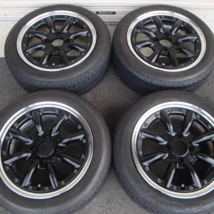 JDM Perfect for light trucks and kei cars SSR Watanabe RS-8 14-inch al No Tires