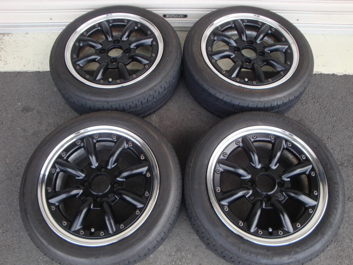 JDM Perfect for light trucks and kei cars SSR Watanabe RS-8 14-inch al No Tires
