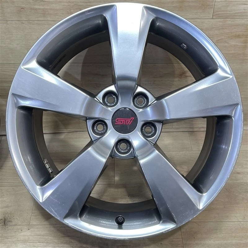 JDM Subaru WRX STI Genuine 8.5-18+55 5H114.3 18 Wheel Set of 4 009 No Tires - Image 2