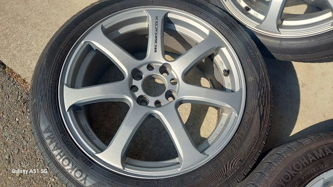 JDM workemotionT7 167J +42+50 4/100 No Tires - Image 3