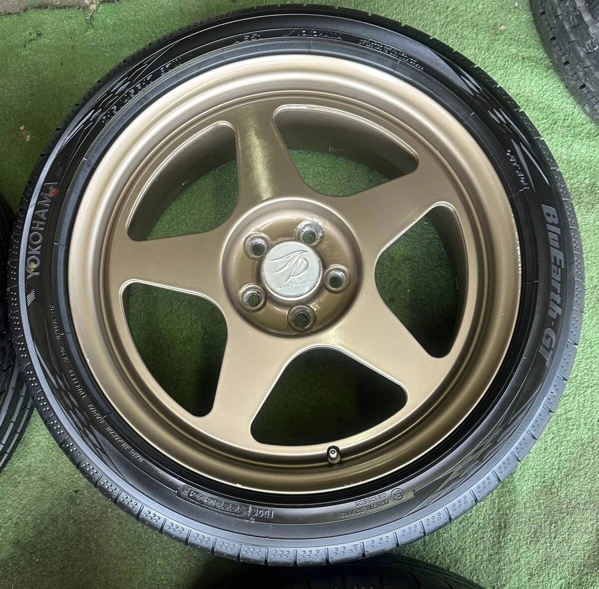 JDM DESMOND aftermarket wheels 174Book set 7J5HPCD100+45 rare lightwei No Tires - Image 5