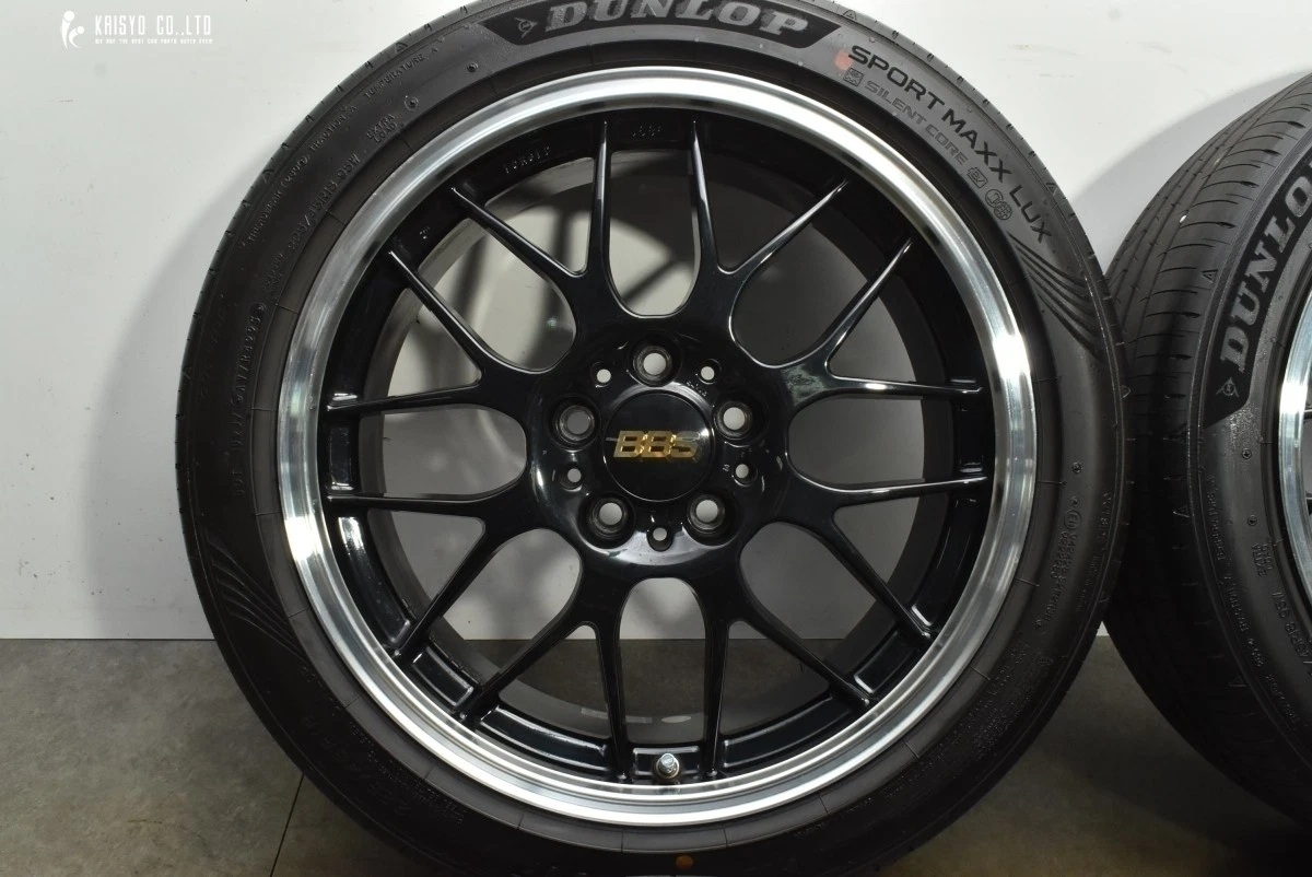 JDM Forged BBS RG-R 18-inch 8J +40 PCD114.3 Dunlop Sports Max LUX 225/ No Tires - Image 5