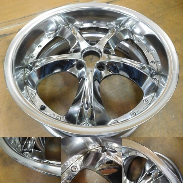 JDM 15-782 Ultra-deep rims Amistad BRIGHT 19-inch wheels 9.5J+29 8.5J No Tires - Image 4