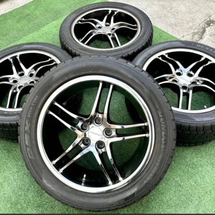 JDM Japan-made Liberty 18 wheels with 235/50R18 tires 4-pack set No Tires