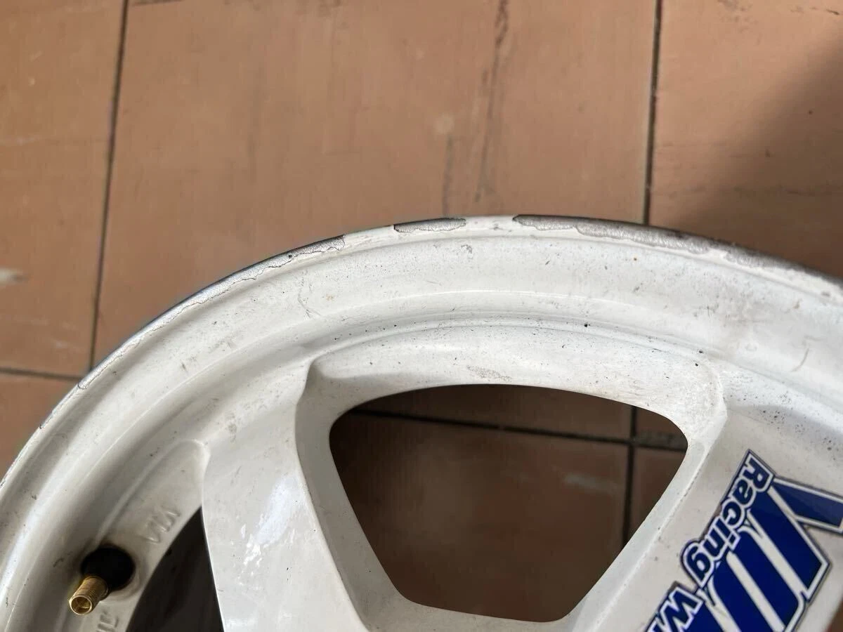 JDM Rare TE37 132Book Set 5j +45 pcd100 4h 4-lug white RAYS VOLK Racin No Tires - Image 7