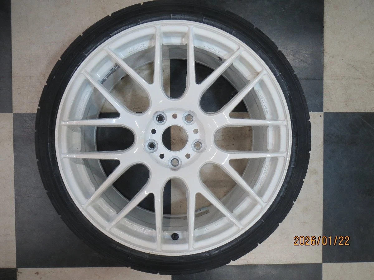 JDM WORK EMOTION M8R 18JZX100 JZX110 Skyline 8.5J +38 / 9.5J +38 5H114 No Tires - Image 5