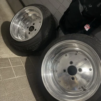 JDM SSR Mark 1 8.5J 4H deep rim old car 114.3 SSR No Tires