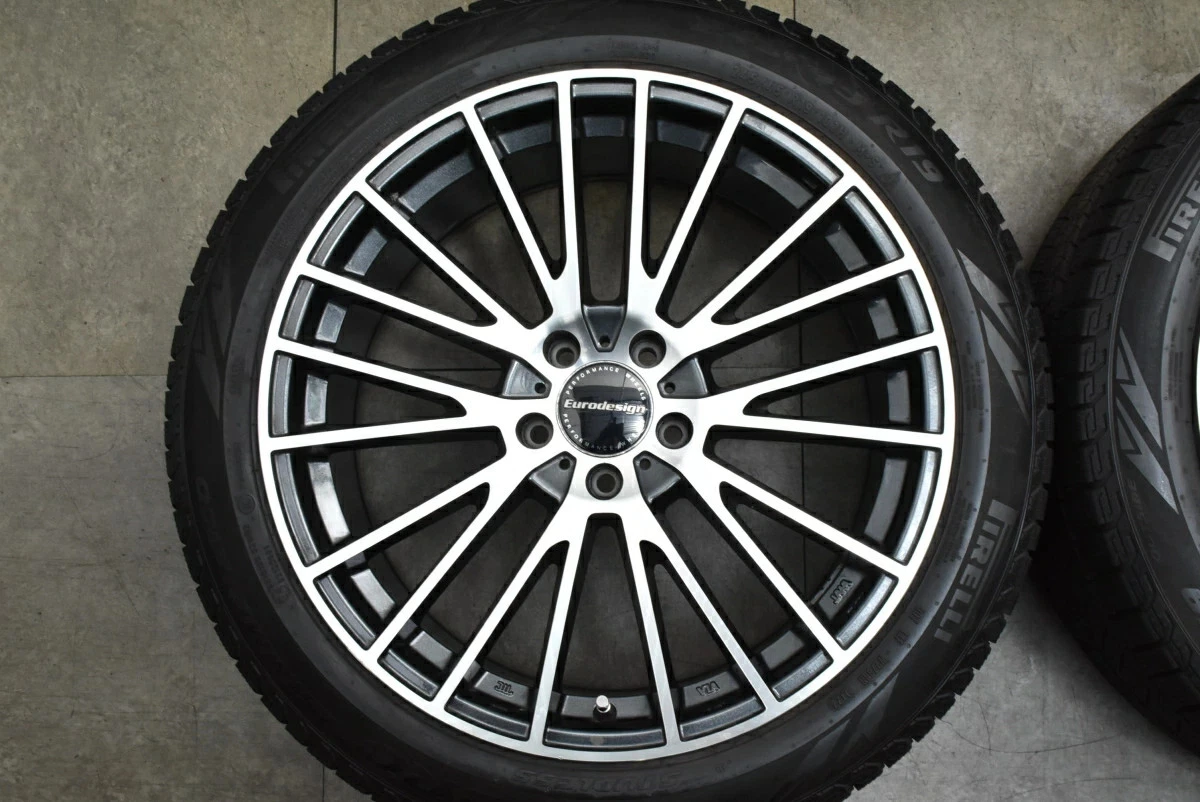 JDM Used Abe Shokai Wheel Set 4-Book Set 198.5J x 19 +33 PCD 112 245/4 No Tires - Image 4