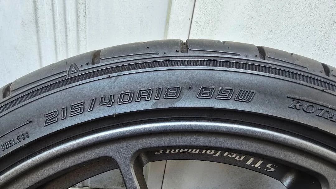 JDM STI Performance Wheels BBS DIREZZA DZ102 18-inch Set No Tires - Image 5