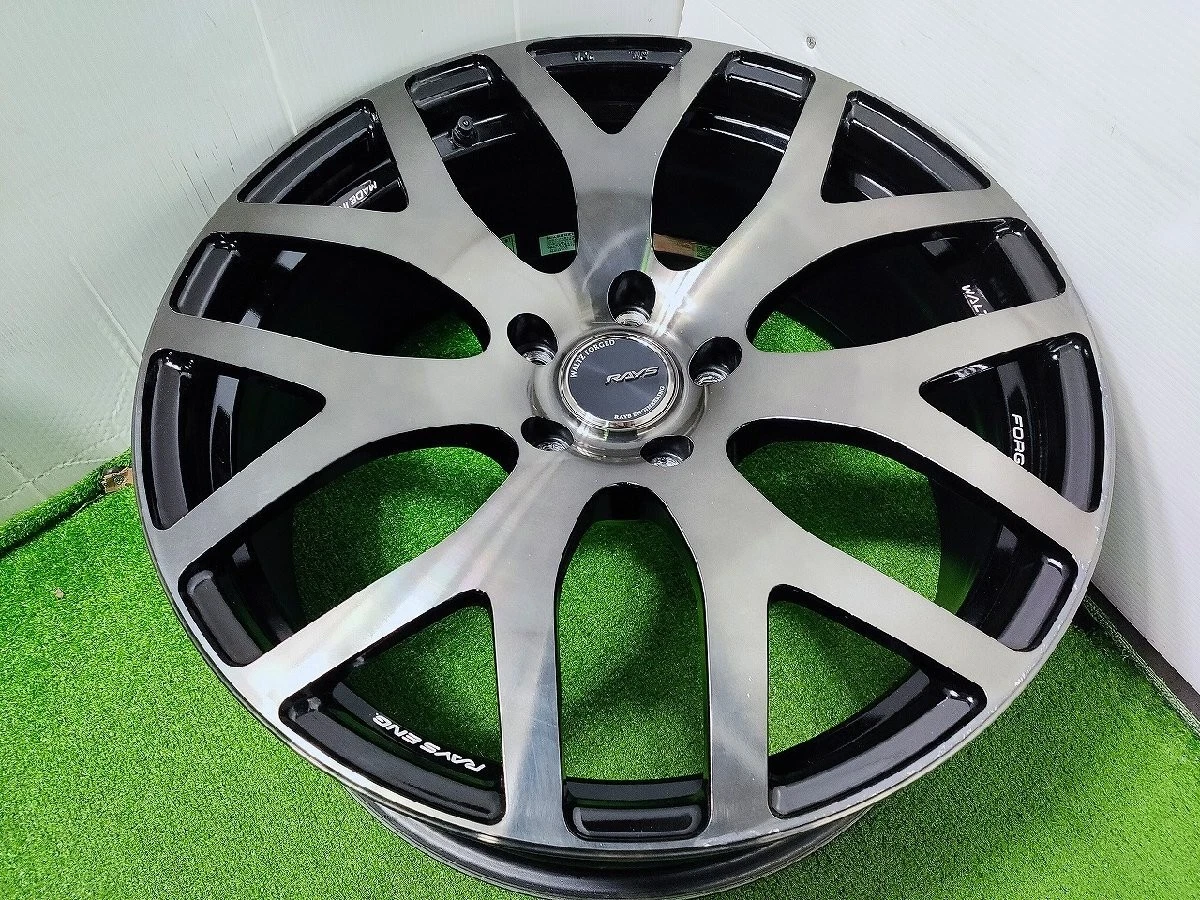 JDM RAYS WALTZ FORGER JAPAN 19x8J+43 5-hole PCD114.3 Used Aluminum Whe No Tires - Image 5