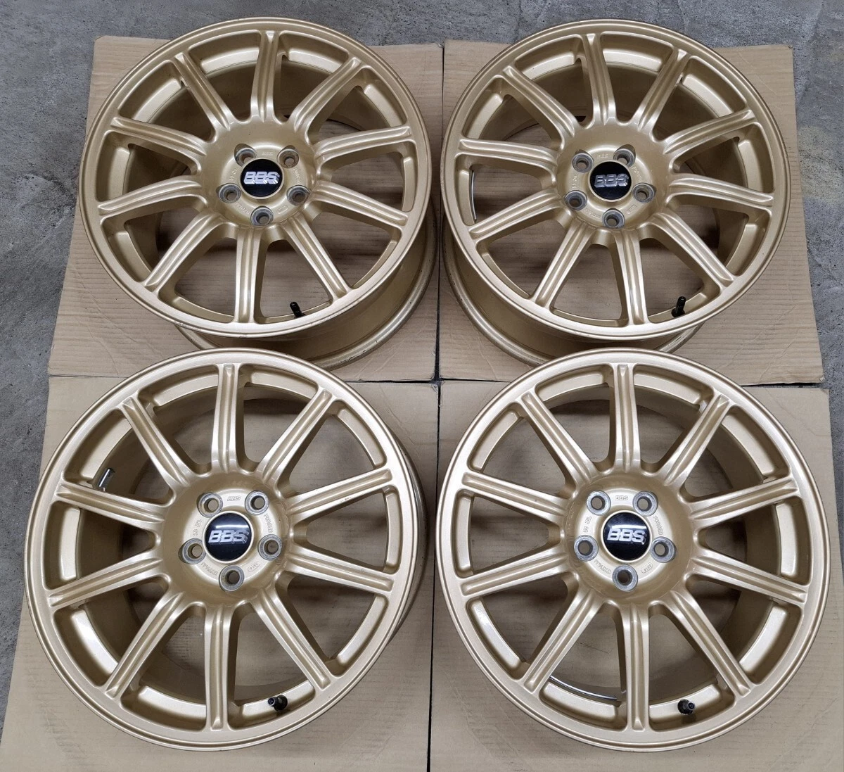 JDM Subaru Impreza WRX STI genuine BBS wheels 4-wheel Legacy BRZ Fores No Tires