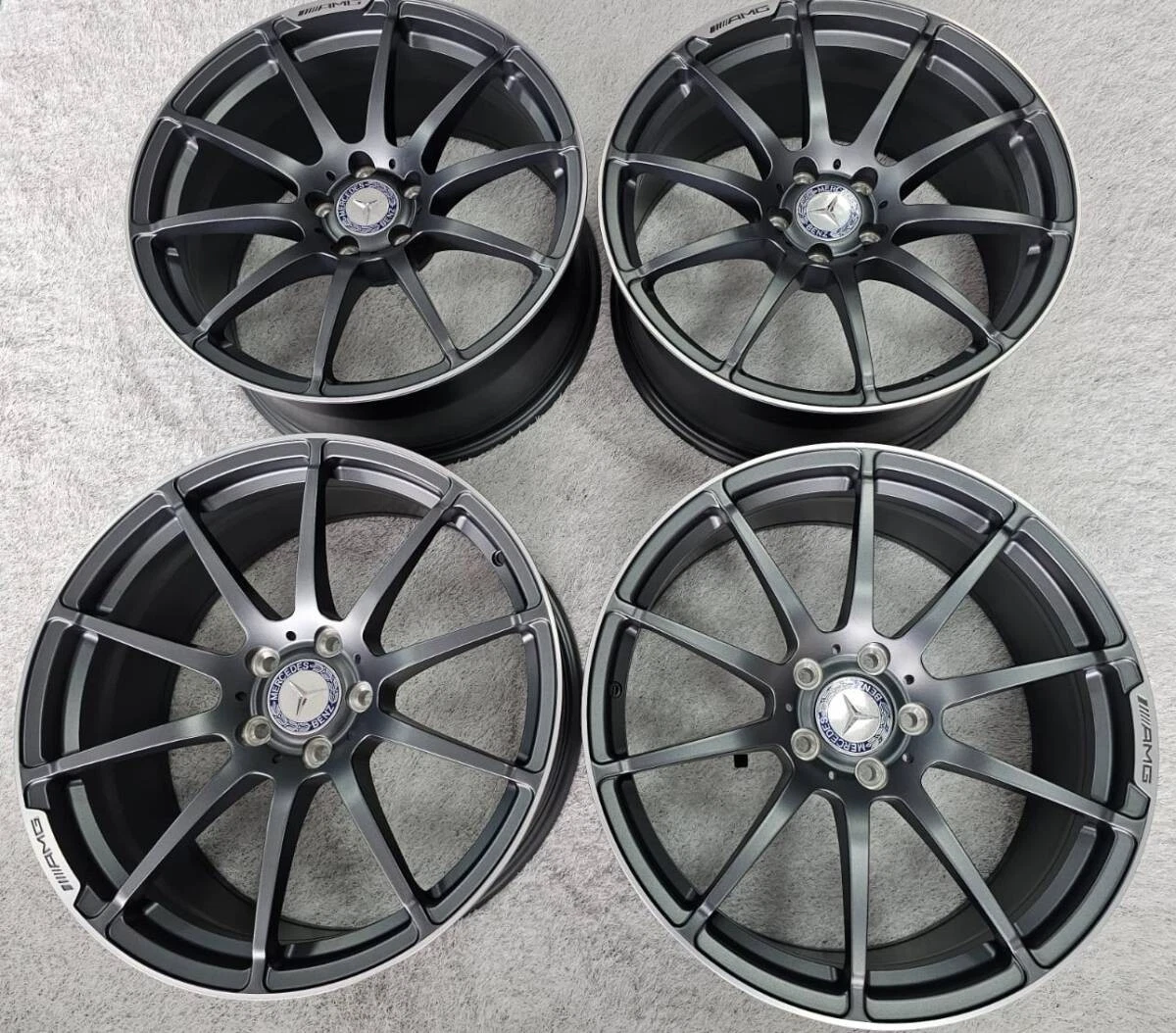 JDM C63 Black series W204 genuine AMG 199J 9.5J PCD112 4-wheel drive M No Tires