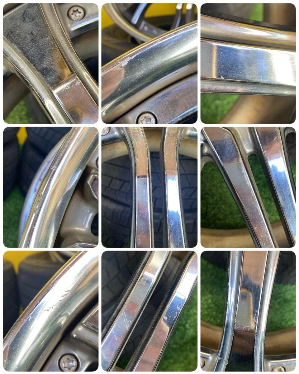 JDM WORK Schwert SC6 Aluminum Wheels 4-Piece Set 198.0J Offset +55 PCD No Tires - Image 9