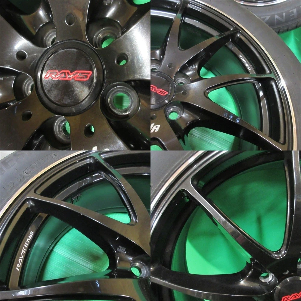 JDM RAYS VOLK RACING G25 225/55R18 2023 summer tires 50%-60% tread BRI No Tires - Image 5