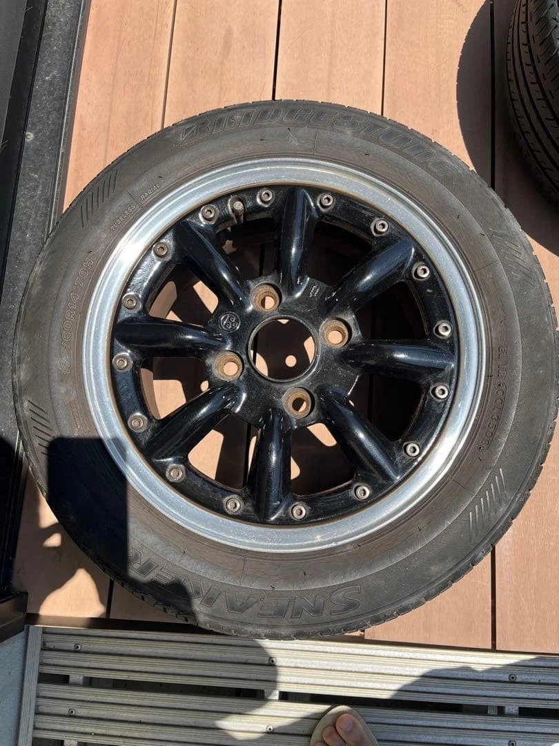 JDM SSR Watanabe RS-8 14-inch 114.3/4-hole 4-book set No Tires