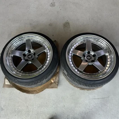 JDM Work Distance W5S 19 inch 10J +38 2Books No Tires
