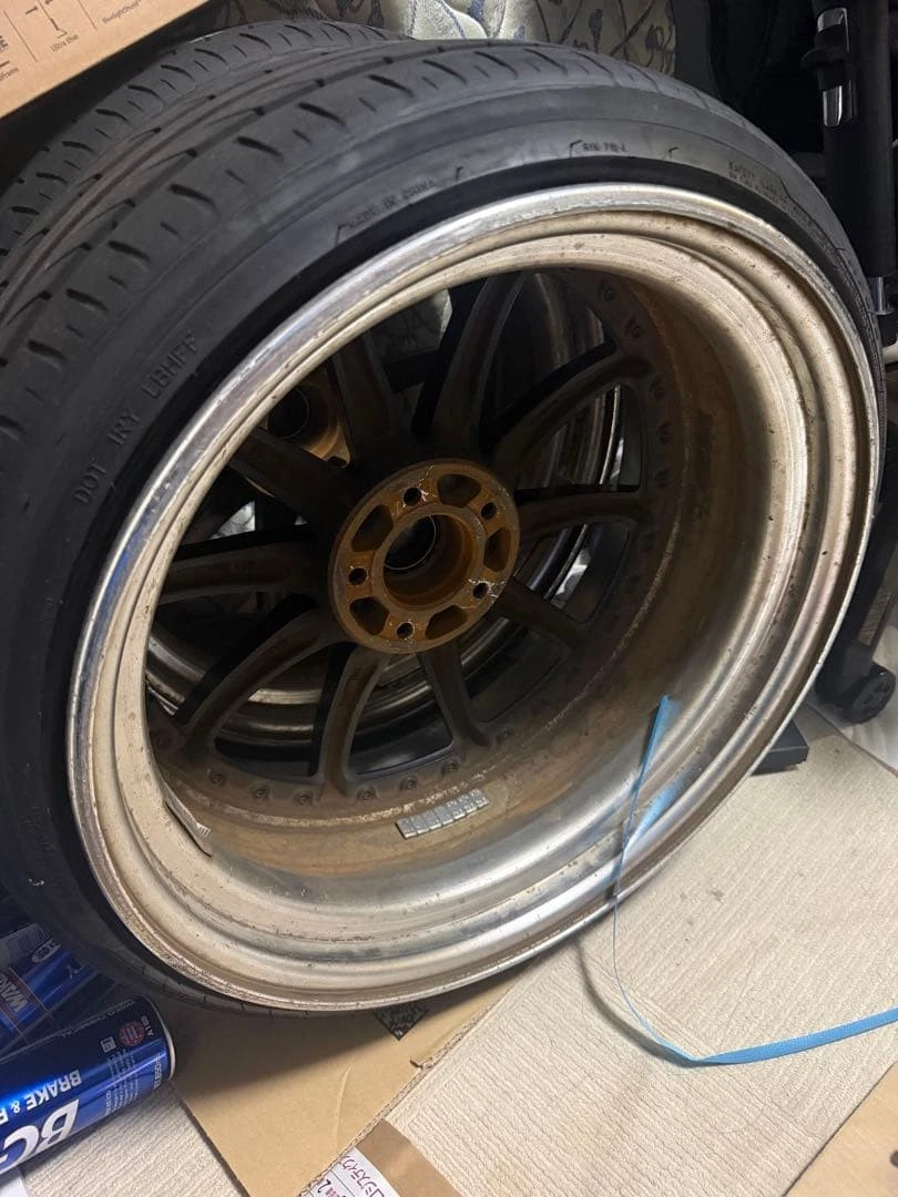 JDM Deep rim 9J10J Gnosis one-off center cap No Tires - Image 7