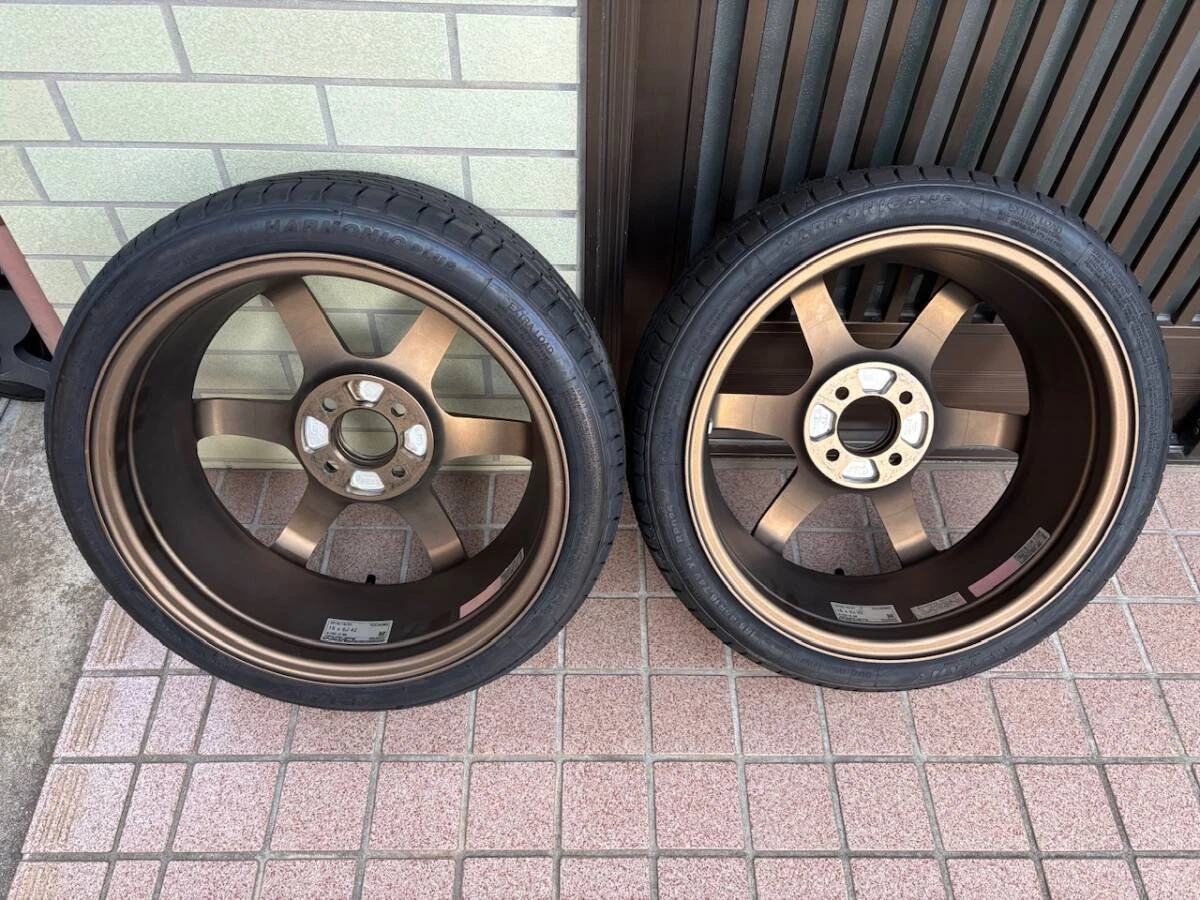 JDM RAYS TE37 SONIC 16-inch 6J +42 4H PCD100 165-45-16 4-wheel RAYS No Tires - Image 7