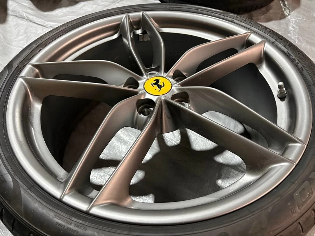 JDM Ferrari 488 GTB Genuine 20 Wheel and Tire Set of 4 No Tires - Image 12