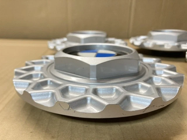 JDM Center wheel caps 4 individual sets for BMW 36.13-1 179 828. As-is No Tires - Image 3