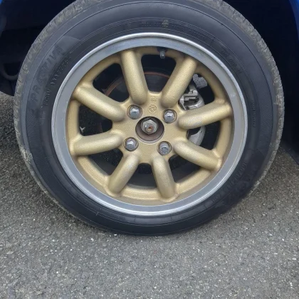 JDM 14gold 8-spoke Watanabe wheels for light trucks No Tires