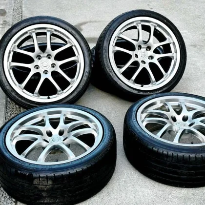 JDM Rare CPV35 Skyline OEM Rays forging infinity G35 225/40R19 245/40R No Tires