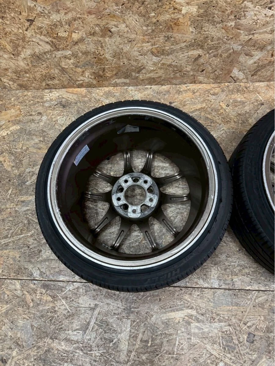 JDM Rare WORK EMOTION CR Kai 179J +28 PCD114.3 5-lug wheels work emoti No Tires - Image 5