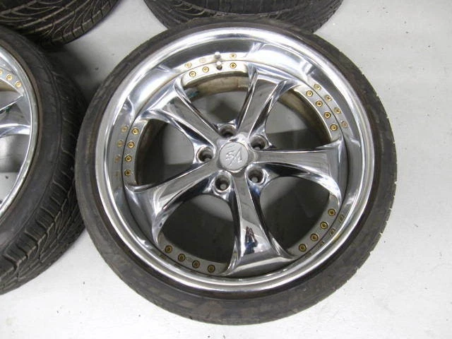 JDM Size: Deep rim WORK VS-KF plated 9.5J+19 11J+26 PCD114.3 5-hole 19 No Tires - Image 5