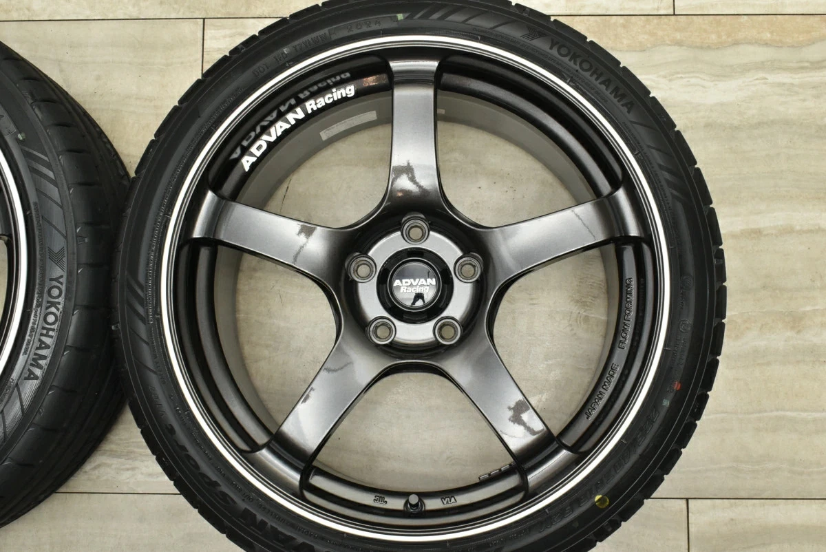 JDM Used YOKOHAMA 4-Book Set 188.5J x 18 +51 PCD 114.3 225/40ZR18 92Y No Tires - Image 5
