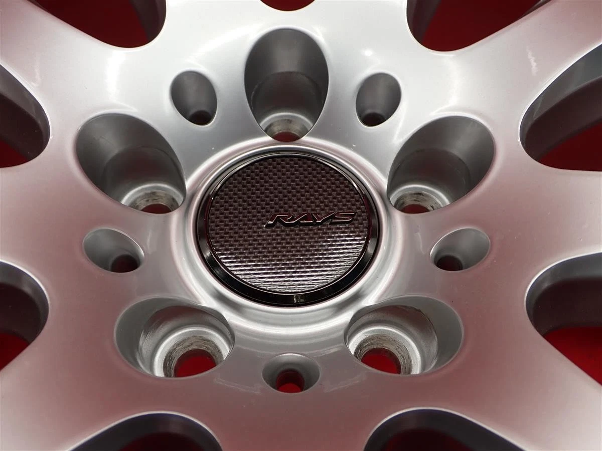 JDM RAYS Homura 2x9 4Wheels no tires 20x8.5+45 9.5+45 5x114.3 FBBKF - Image 8