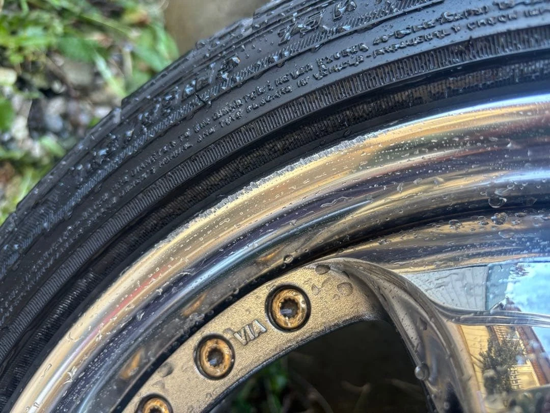 JDM WORK 155 spoke wheels bonus tire set No Tires - Image 6