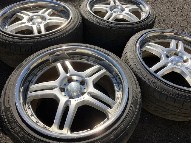 JDM Rare Deep Rim SPARCO DS2 Racing Sparco 19-inch Aluminum Wheels + B No Tires