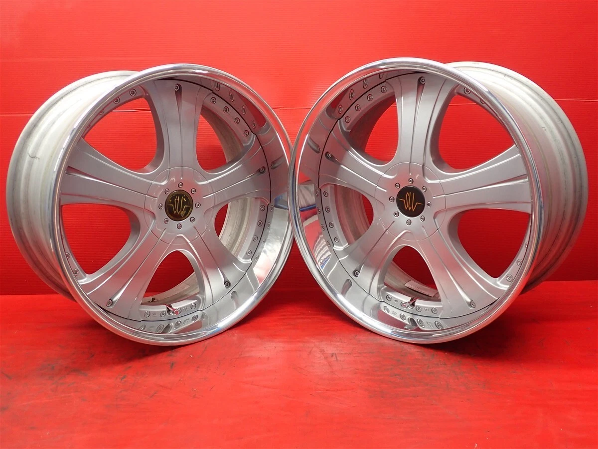 JDM Set of 2 used out-of-print wheels SSR AGLE BRESIA 9.5J 19mm PCD114 No Tires - Image 3