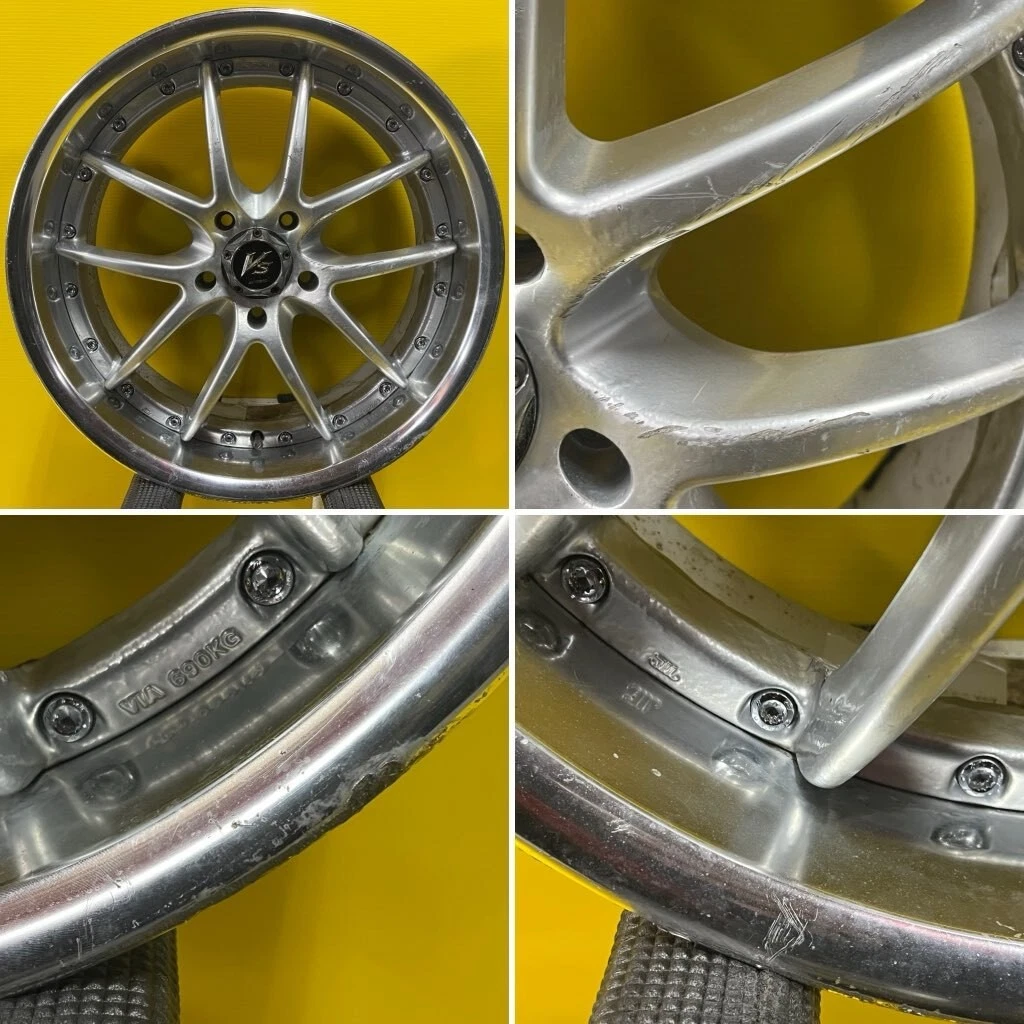 JDM Discontinued WORK VS SS 188J +45 114.3/5-hole Chaser Crown for Sil No Tires - Image 7