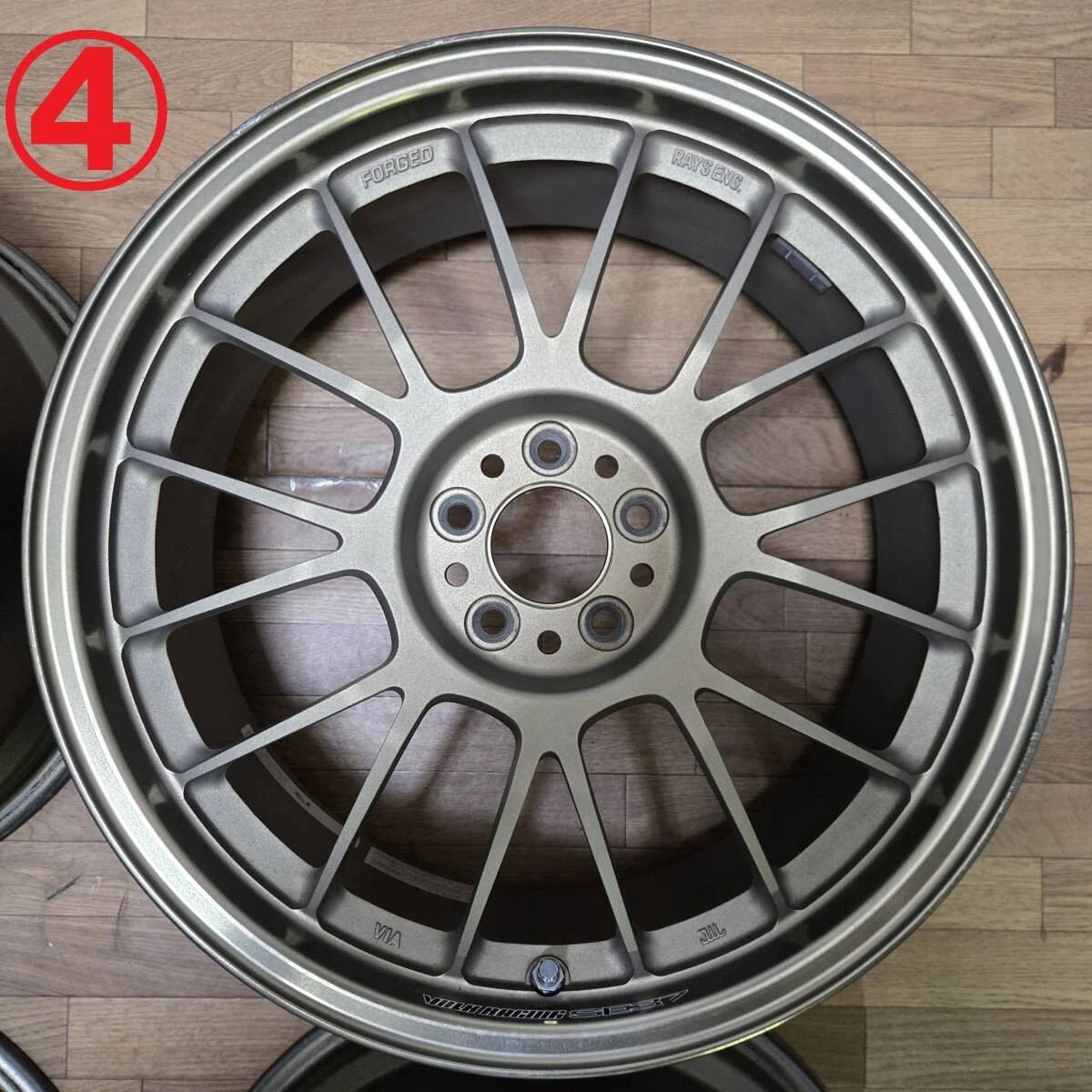 JDM 187.5J +48 PCD100 RAYS SE37 BR Bronze forging STI BRZ 86 Legacy Im No Tires - Image 5