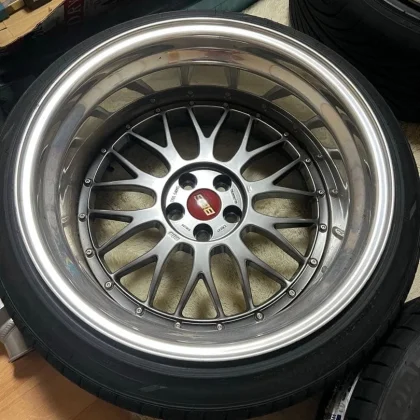 JDM PCD100 5-lug BBS LM 86 Celica Prius 4-book set pickup wanted No Tires