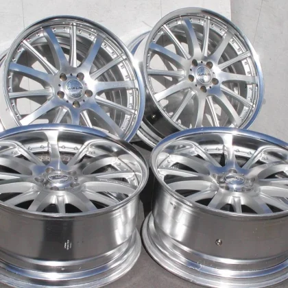 JDM Rare deep rim WALD Portofino 12 9J +35 10J +38 crown wheels for Ma No Tires