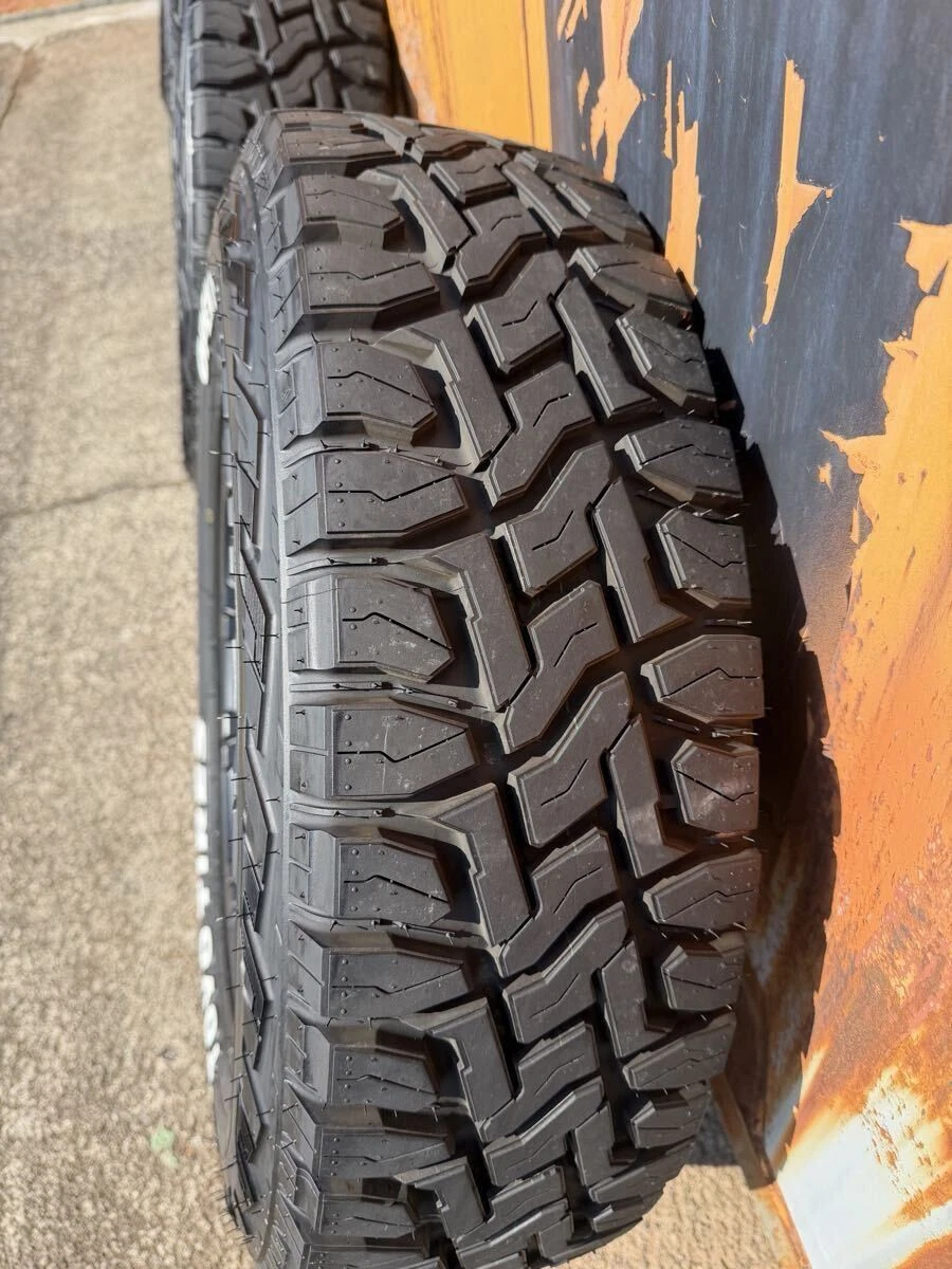 JDM TOYO Open Country RT 225/70R16 Deep Rim M26 Black Spang 16x6J T No Tires - Image 5