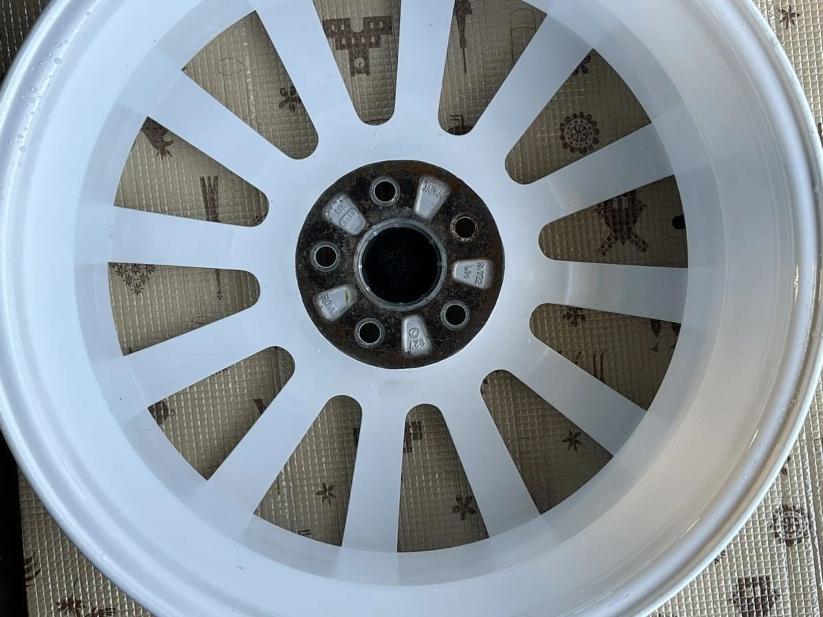 JDM BBS Subaru genuine 17 x 7J +48 5H 100 RV722 wheels made in Japan l No Tires - Image 8