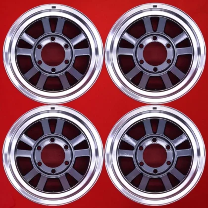 JDM Out of print rare 5Book American Racing Dasher used wheels 7J 15PC No Tires