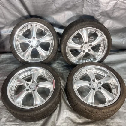 JDM WORK EUROLINE ESE-F 1818x8J +35 114.3 5H Deep Rim Aluminum Wheels No Tires