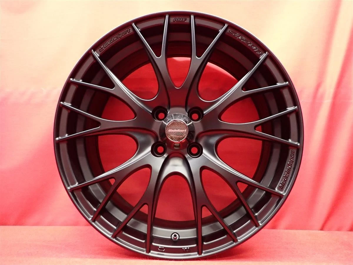 JDM Used AMF lightweight WEDS Wedssports SA-20R wheels 7.7kg each. 4-w No Tires - Image 5