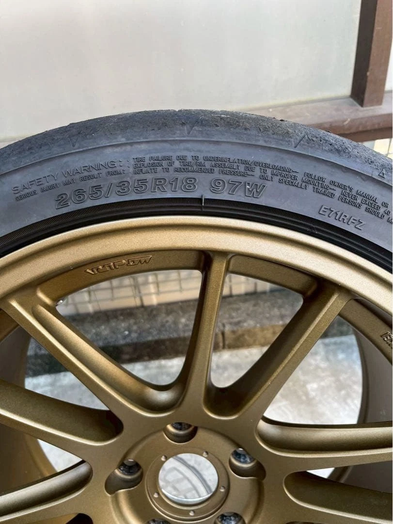 JDM GTC01RR 10J RE-71RS 265-35-18 Used GTRSize No Tires - Image 10