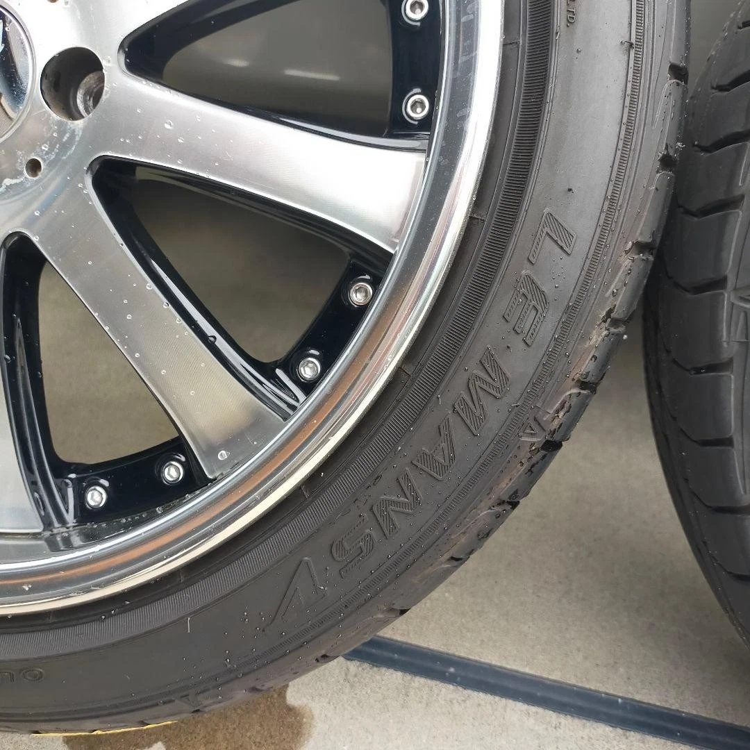 JDM DUNLOP 16 Wheel Set 5Book Spoke WORK No Tires - Image 4