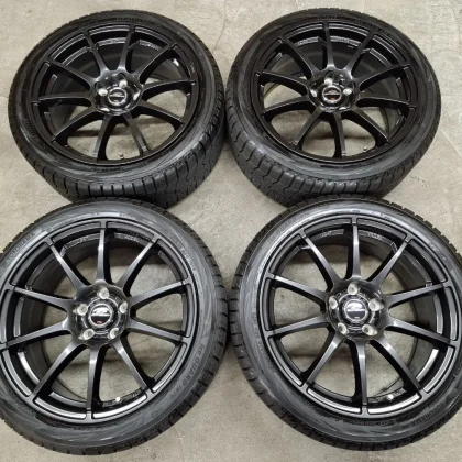 JDM Toyota GR Yaris RZ High-Performance Wheel and Tire Yokohama IceGua No Tires