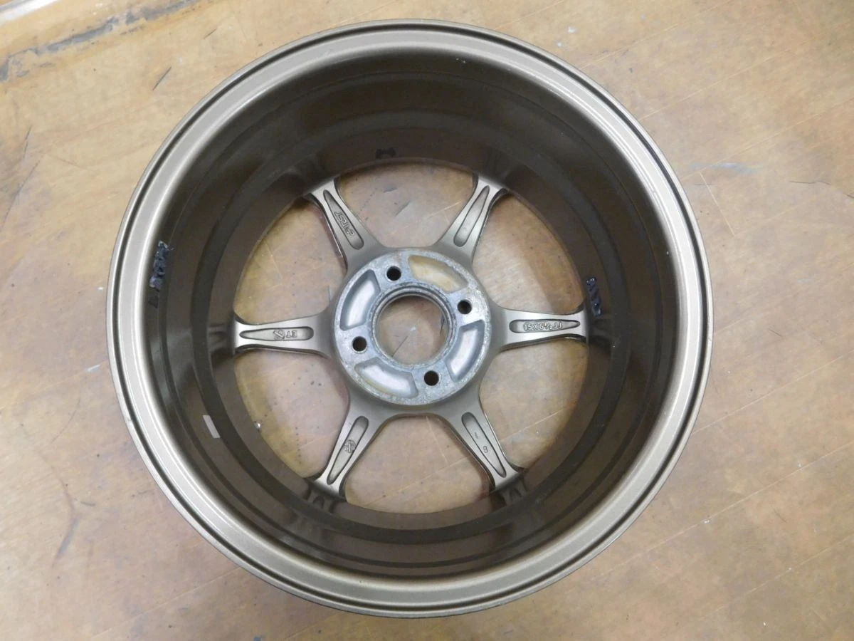 JDM 16-211 P1 Racing 215in 6.5J +40 PCD100-4H Wheels for Roadster EG C No Tires - Image 3