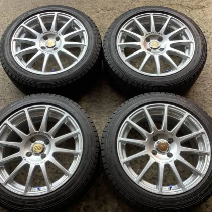 JDM M9202 ENKEI TUNING 7J +43 100 4H 16-inch aluminum wheels & 195/50R No Tires