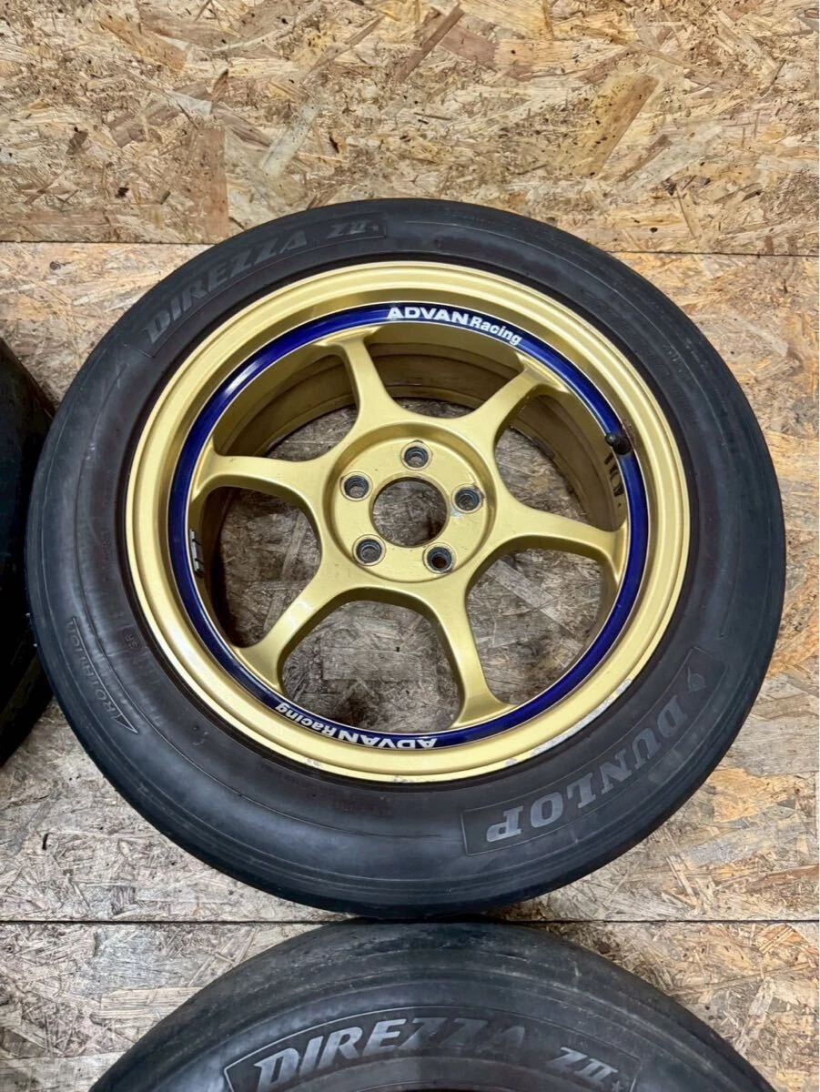 JDM Rare ADVAN RG 167J+47 PCD100 5-lug 5H Discontinued for ZN6 86 BRZ No Tires - Image 4