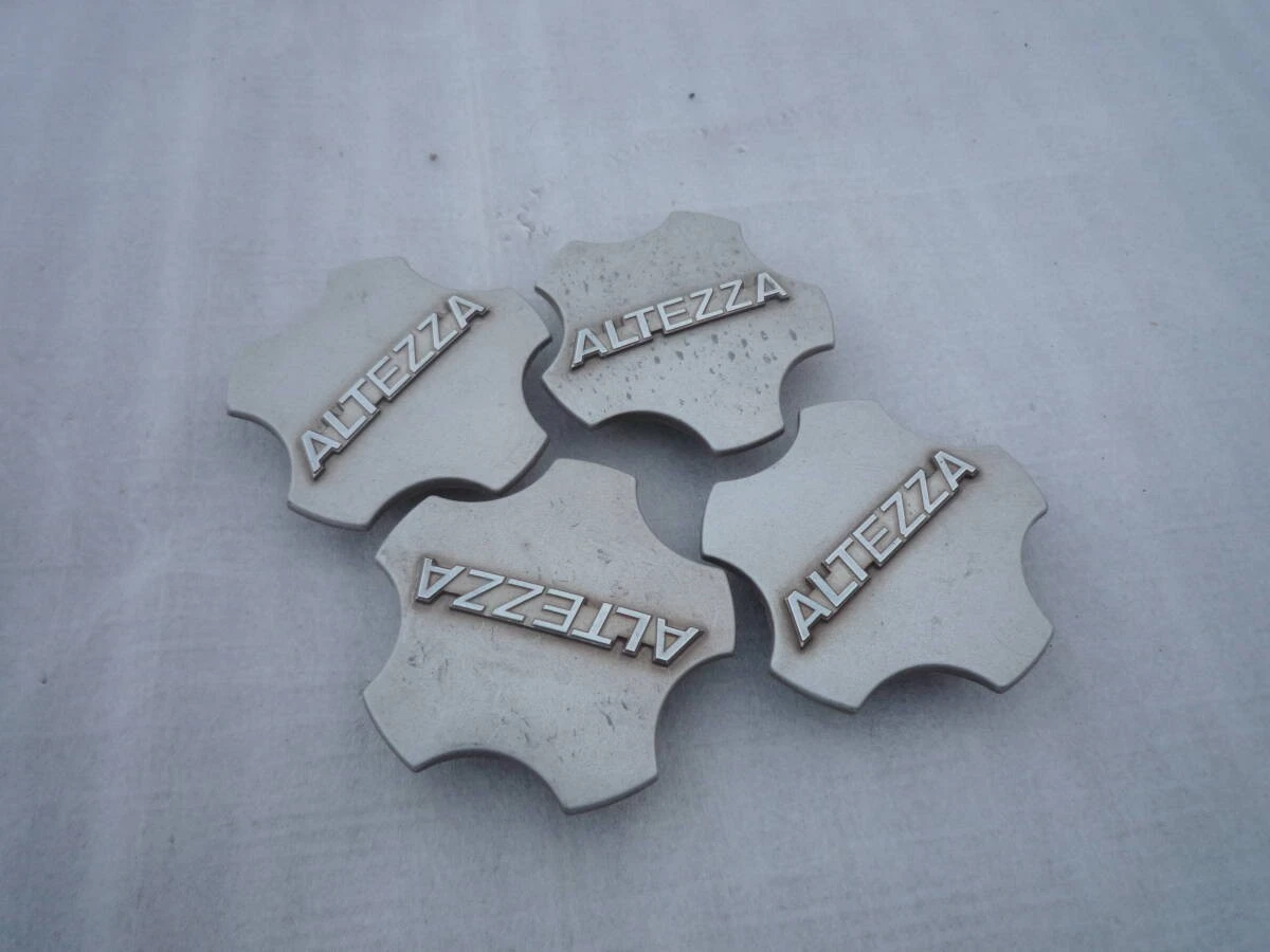 JDM Genuine Toyota Altezza Wheel Center Caps 4 Individual No Tires - Image 2